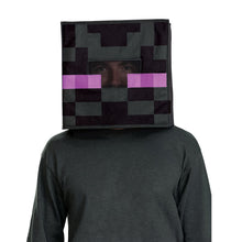 Load image into Gallery viewer, Minecraft Enderman Block Head Costume Roleplay Mask