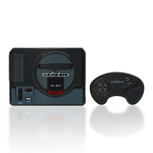 SEGA Genesis Console and Controller Enamel Pin Set