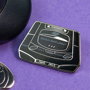 SEGA Saturn Console and Controller Enamel Pin Kings Set 1.2