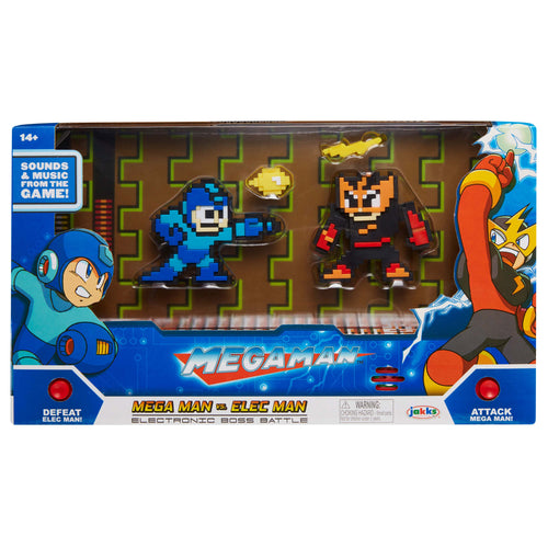 Mega Man vs. Elec Man SDCC 2019 Exclusive Electronic Boss Battle Set