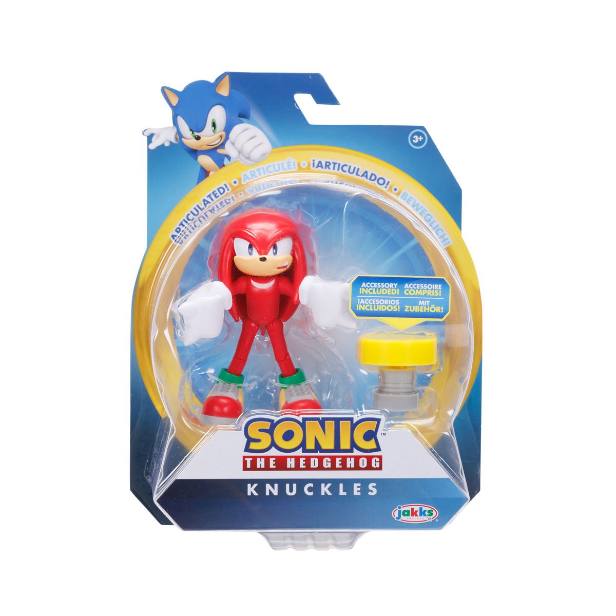 Knuckles and Sonic the Hedgehog 4 Inch Wave 14 Action Figure