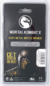 Mortal Kombat Scorpion Socks and Kunai Bottle Opener Gift Set