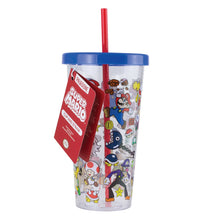 Load image into Gallery viewer, Super Mario Plastic Cup and Straw