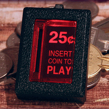 Load image into Gallery viewer, Insert Coin Light Up Keychain