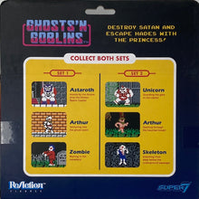 Load image into Gallery viewer, Ghosts &#39;n Goblins ReAction Figures 3-Pack - Pack A (Astaroth, Arthur, Zombie)