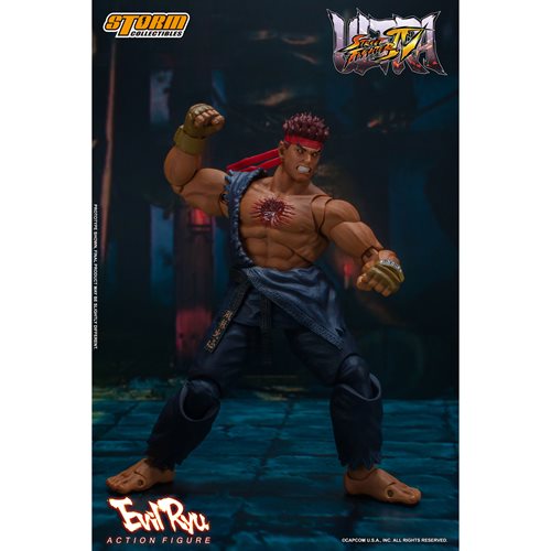 Ultra Street Fighter IV Evil Ryu 1/12 Scale Action Figure – Insert Coin Toys