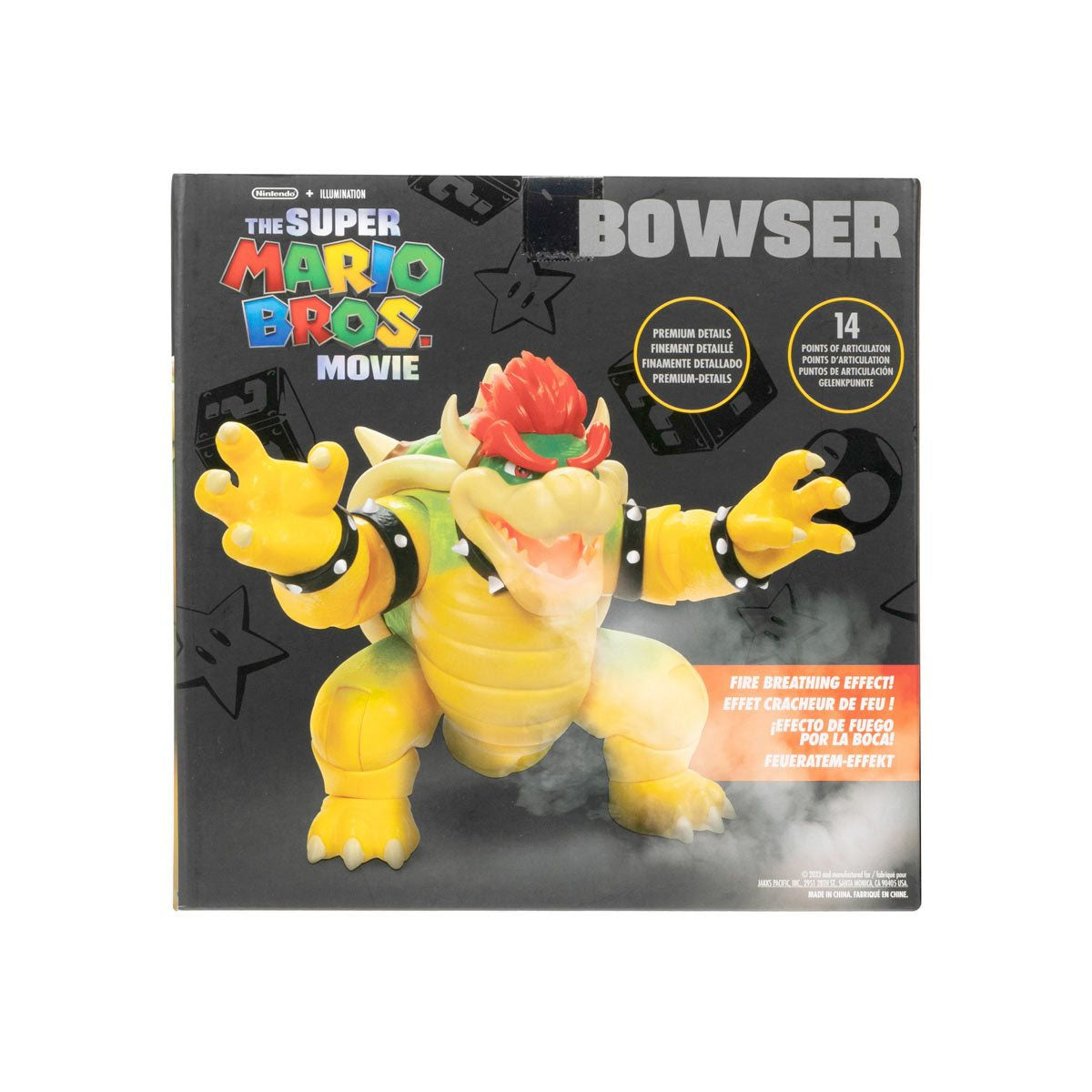 The Super Mario Bros. Movie 7 inch Feature Bowser Action Figure