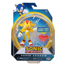Load image into Gallery viewer, Sonic the Hedgehog Super Shadow 4 Inch Wave 4 Action Figure