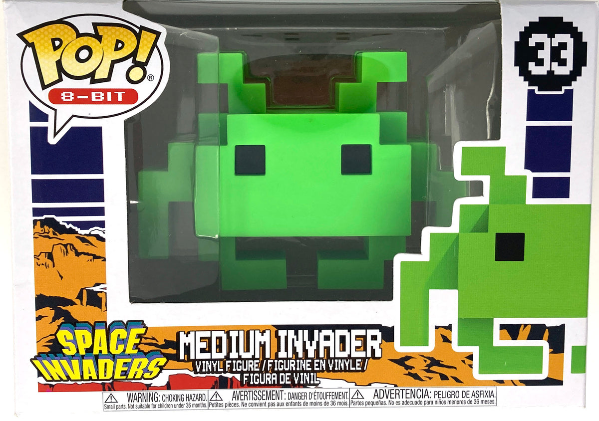 Space Invaders Medium Invader 8-Bit Pop! Vinyl Figure – Insert Coin Toys