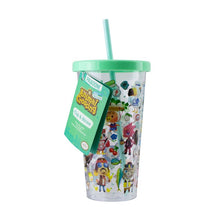 Load image into Gallery viewer, Animal Crossing Plastic Cup and Straw