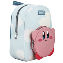 Load image into Gallery viewer, Kirby Die-Cut Pocket &amp; Cloud Print Mini Backpack