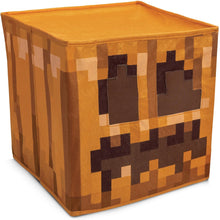 Load image into Gallery viewer, Minecraft Jack O&#39;Lantern Block Head Costume Roleplay Mask