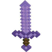 Load image into Gallery viewer, Minecraft Enchanted Purple Diamond Sword