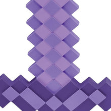 Load image into Gallery viewer, Minecraft Enchanted Purple Diamond Sword