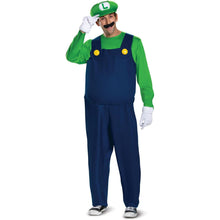 Load image into Gallery viewer, Super Mario Luigi Deluxe Adult Costume