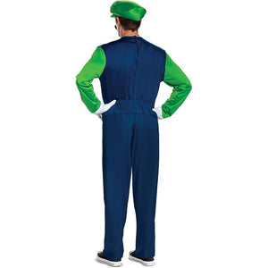 Super Mario Luigi Deluxe Adult Costume