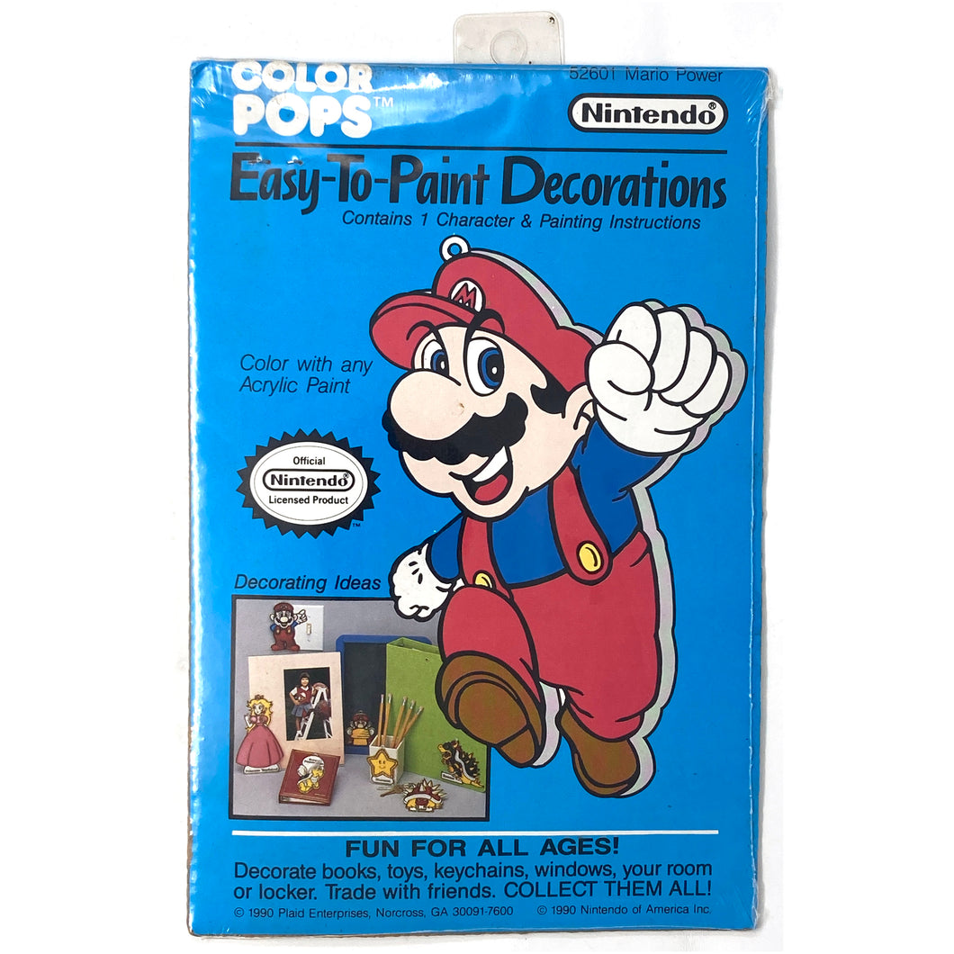 Mario Power Easy-To-Paint Decorations