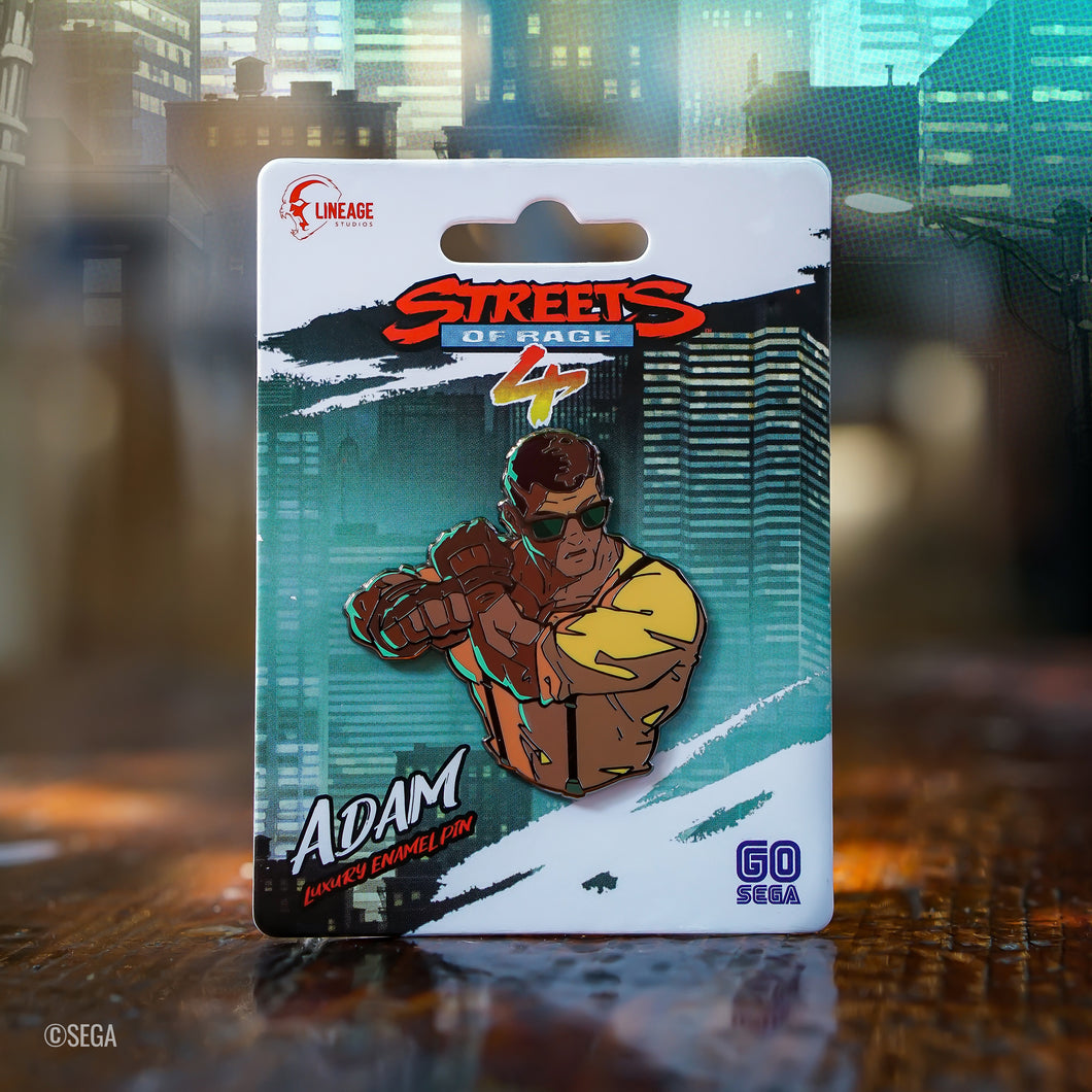 Streets of Rage 4 Adam Hunter Luxury Enamel Pin