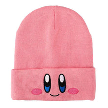 Load image into Gallery viewer, Kirby Big Face Embroidered Cuff Beanie