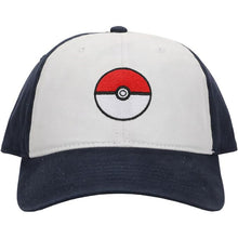 Load image into Gallery viewer, Pokémon Pokéball Adjustable Hat with Pre-Curved Bill