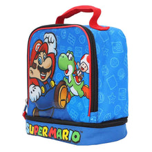 Load image into Gallery viewer, Super Mario Icons Double Compartment Insulated Lunch Box