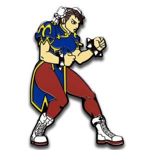 Street Fighter Chun-Li Augmented Reality Enamel Pin