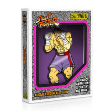 Load image into Gallery viewer, Street Fighter Sagat Augmented Reality Enamel Pin