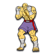 Load image into Gallery viewer, Street Fighter Sagat Augmented Reality Enamel Pin