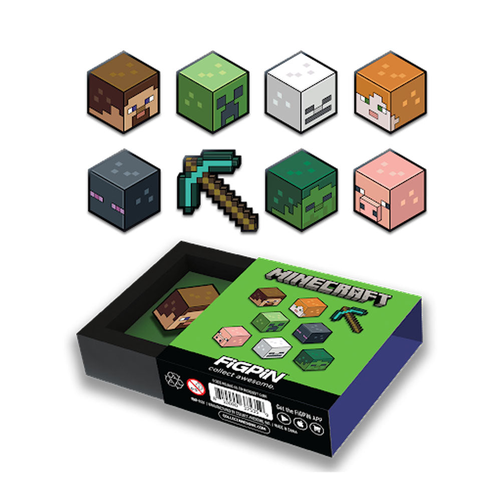 Minecraft FiGPiN Mystery Series 1 Enamel Pin Blind Box
