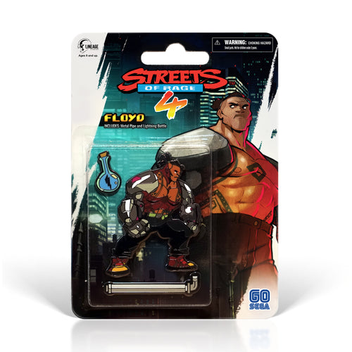 Streets of Rage 4 Floyd Iraia Side Scroller Enamel Pin Set