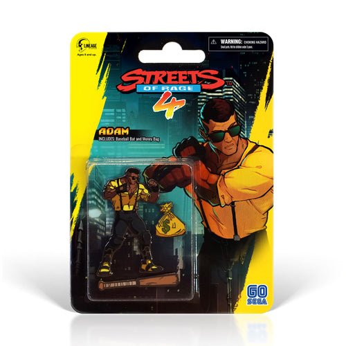 Streets of Rage 4 Adam Hunter Side Scroller Enamel Pin Set