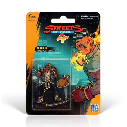 Streets of Rage 4 Axel Stone Side Scroller Enamel Pin Set