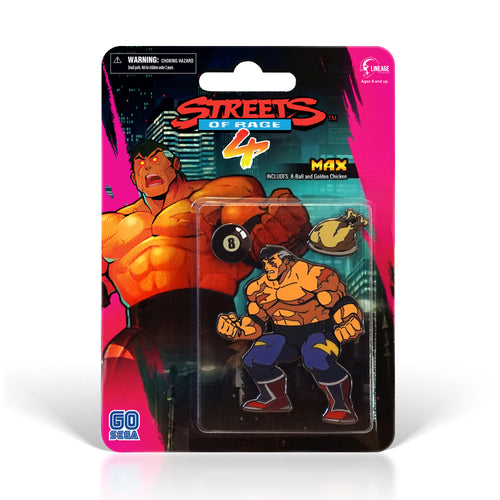 Streets of Rage 4 Max Thunder Side Scroller Enamel Pin Set