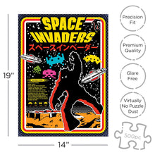 Load image into Gallery viewer, Space Invaders 500 Piece Puzzle
