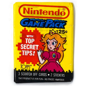 Nintendo GamePacks Scratch-Off Game Cards Stickers