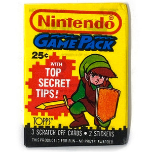 Nintendo GamePacks Scratch-Off Game Cards Stickers