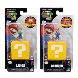 The Super Mario Movie Luigi and Mario Mini Figures – Insert