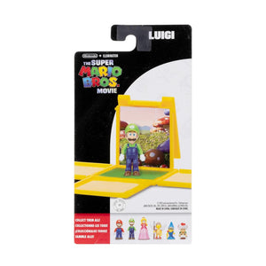 The Super Mario Bros. Movie Luigi and Mario Mini Figures