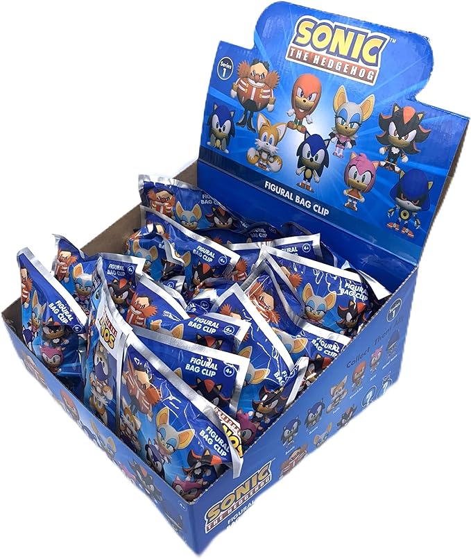 Sonic 3D Foam Bag Clip Blind Box – Insert Coin Toys