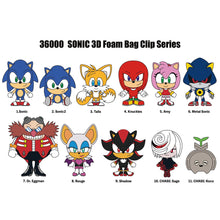 Load image into Gallery viewer, Sonic 3D Foam Bag Clip Blind Box