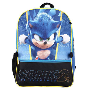 Sonic the Hedgehog 2 Movie 5 Piece Backpack Set