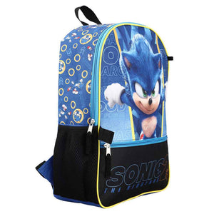 Sonic the Hedgehog 2 Movie 5 Piece Backpack Set