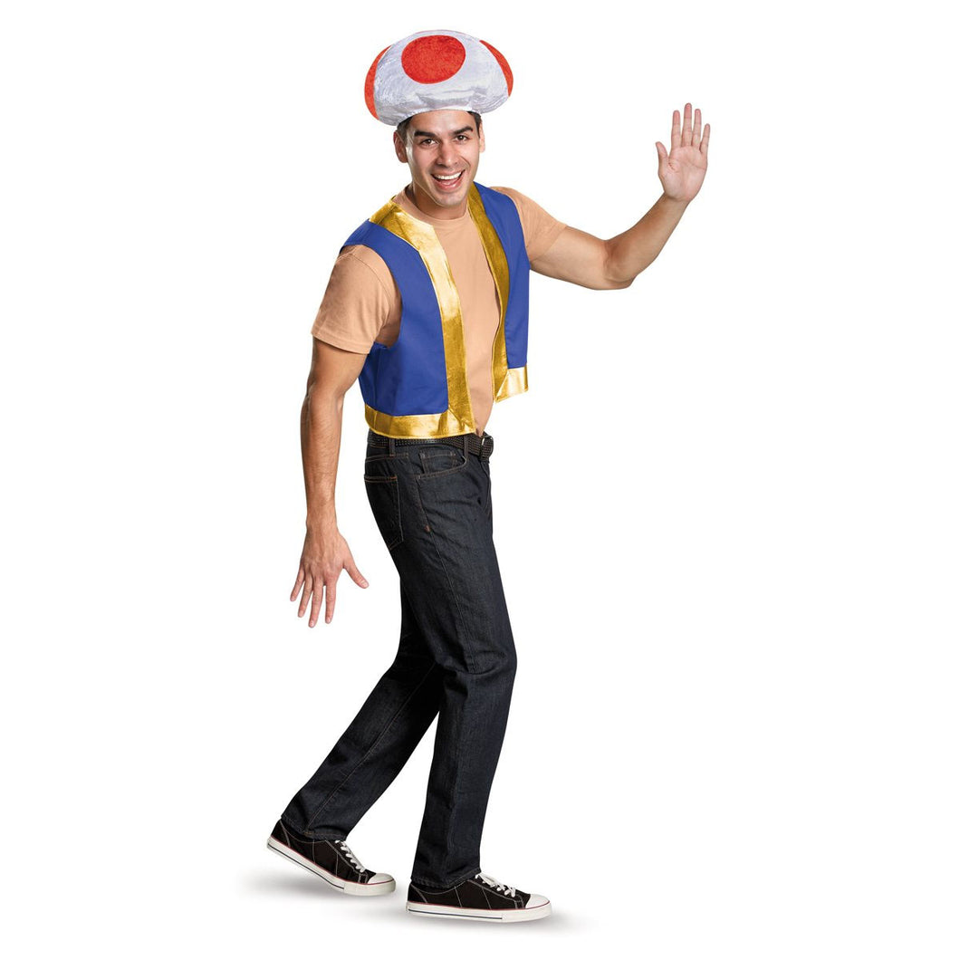 Super Mario Toad Adult Costume