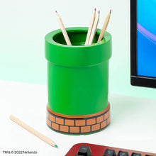 Load image into Gallery viewer, Super Mario Warp Pipe Plant and Pen Pot