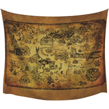 Load image into Gallery viewer, The Legend of Zelda Map Tapestry
