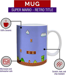 Super Mario Bros. Nintendo Entertainment System (NES) Title Mug