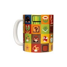 Load image into Gallery viewer, Super Mario Bros. Nintendo Entertainment System (NES) Items and Enemies Mug
