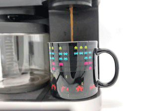 Space Invaders Heat Changing Mug
