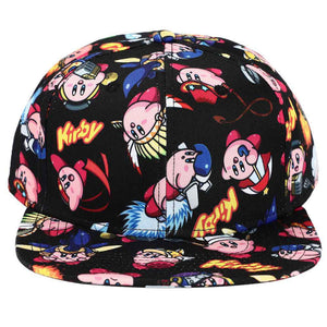 Kirby Powered Up AOP Sublimated Snapback Hat