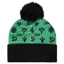 Load image into Gallery viewer, The Legend of Zelda Triforce Youth Beanie and Gloves Set